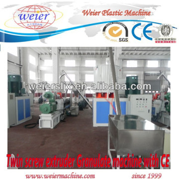 Fourniture de WPC pelletisation ligne d’extrusion machines/granulés